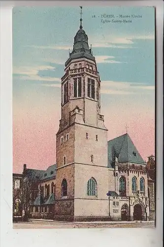 5160 DÜREN,Marien-Kirche, 1925