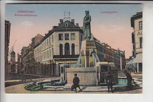 6100 DARMSTADT, Bismarckdenkmal, Ludwigsplatz