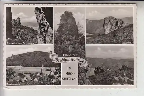 5787 OLSBERG - BRUCHHAUSEN, Bruchhauser Steine, 1956, kl. Einriss