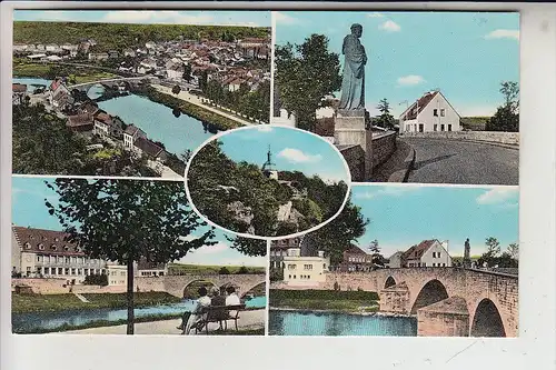 5521 ECHTERNACHERBRÜCK, Mehrbildkarte - Grenzbrücke