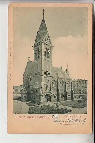 1000 BERLIN - SPANDAU, Luther-Kirche, 1905