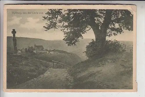 5524 KYLLBURG, Kyllburg von der Linde aus, 1923, kl. Knick