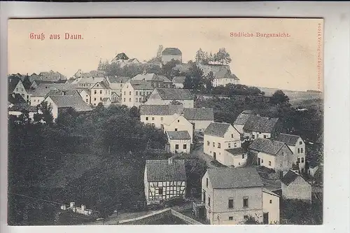 5568 DAUN, Gruss aus., nördliche Burgansicht