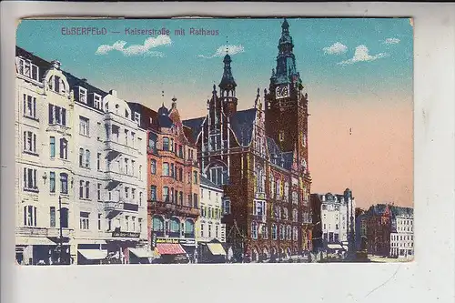 5600 WUPPERTAL - ELBERFELD, Kaiserstrasse mit Rathaus
