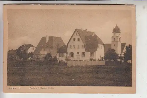 3040 SOLTAU, Partie mit kath. Kirche