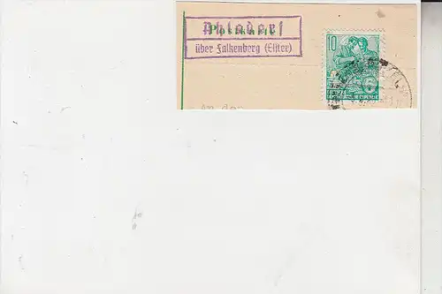 0-4251 AHLSDORF, Landpoststemnpel "Ahlsdorf über Falkenberg (Elster)", Ausschnitt