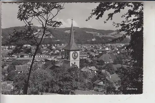 CH 3414 OBERBURG, Ortsansicht mit Kirche