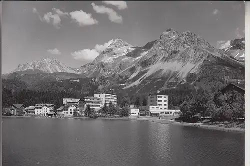 CH 7050 AROSA, Obersee mit Schiesshorn