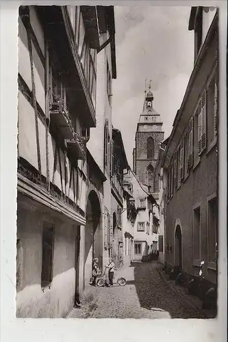 6730 NEUSTADT / Weinstrasse, Metzgergasse, Kinder mit Tretroller