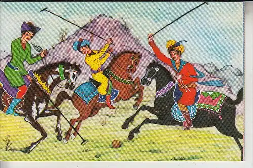 SPORT - POLO- Orientalische Künstler-Karte