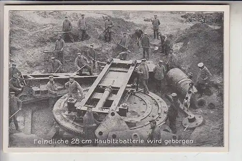WEISSRUSSLAND - GRODNO, 1.Weltkrieg, 28 cm Haubitzbatterie japanischer Herkunft