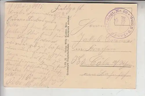 F 54120 BACCARAT, Zerstörungen 1.Weltkrieg, Deutsche Feldpost, 1915