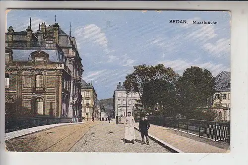 F 08200 SEDAN, Maasbrücke, Deutsche Feldpost 1.Weltkrieg, 1916