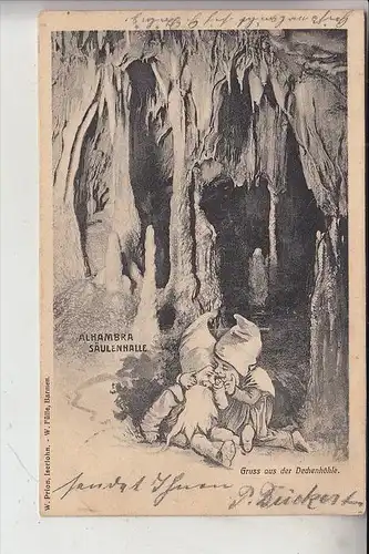 ZWERGE / Gnome / Dwarfs / Nains / Nani / Dwergen / Enanos - Dechenhöhle, 1901
