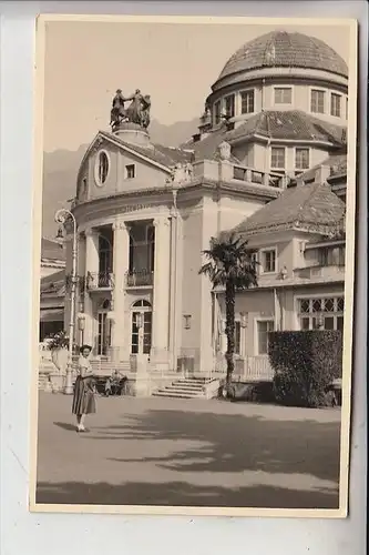 I 39012 MERAN, Kurhaus, Photo-AK 50iger Jahre