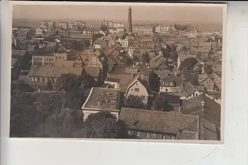 2972 BORKUM, Ortsansicht mit Leuchtturm