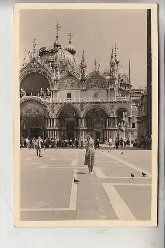 I 30100 VENEZIA / VENEDIG, PHOTO - AK, Markusplatz