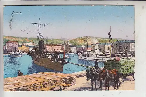 HR 51000 RIJEKA / FIUME, Hafen / Porto, 1926