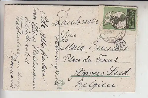 ESPERANTO - VIGNETTE "Lernt die Welthilfssprache ESPERANTO", 1923