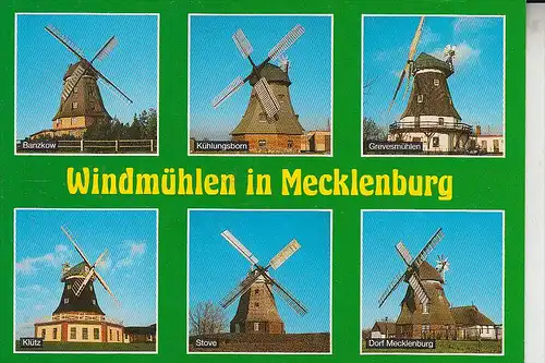 MÜHLE - WINDMÜHLE / Molen / Mill / Moulin - Mecklenburg