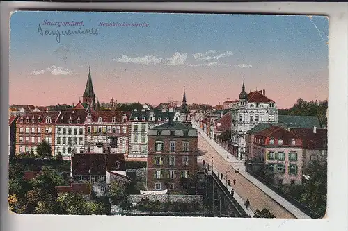 F 57200 SARREGUEMINES / SAARGEMÜND, Neunkircherstrasse, 1918, kl. Eckknick
