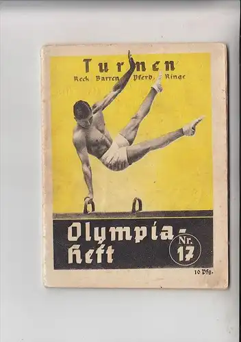 SPORT - TURNEN - OLYMPIAHEFT 1936, komplett, Heftung etwas lose