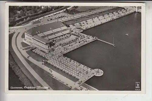 3000 HANNOVER, Gaststätte Maschsee, Luftaufnahme, 1940