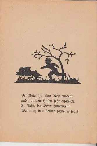 SCHATTENBILD - OSTERN / Easter / Paques / Pasen Pasqua