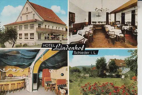 4938 SCHIEDER - SCHWALENBERG, Hotel Lindenhof, Schieder, 1969