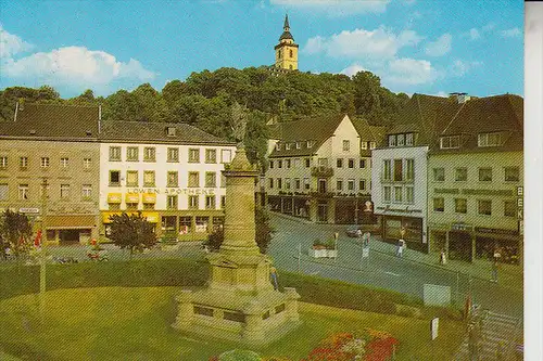 5200 SIEGBURG, Markt mit Blick zur Abtei