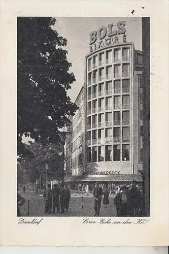 4000 DÜSSELDORF, Kö, Corso-Ecke, 1956
