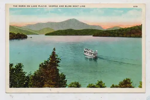 BINNENSCHIFFE - USA - LAKE PLACID, "DORIS", Georg  and Bliss Boat Line