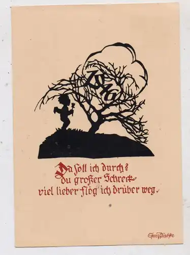 NEUJAHR - JAHRESZAHL 1946, Plischke Schattenbild