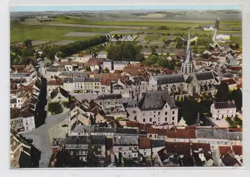 F 54390 PUISEAUX, vue airienne, CPSM