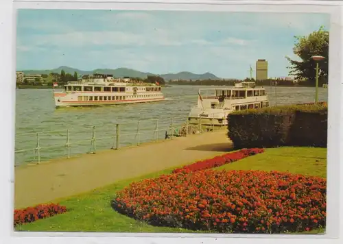 BINNENSCHIFFE - RHEIN, Köln-Düsseldorfer "KÖLN" vor Godesberg