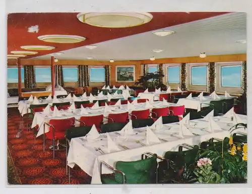 FÄHRE / Ferry / Traversier, M. S. "OLIVER TWIST", Travemünde - Trelleborg, Restaurant