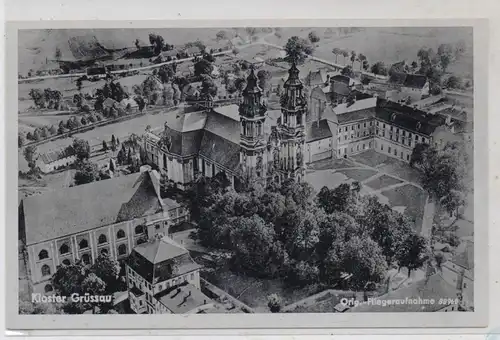 NIEDER-SCHLESIEN - LANDESHUT - GRÜSSAU / KAMIENNA GORA, Kloster, Luftaufnahme, R.L.M.