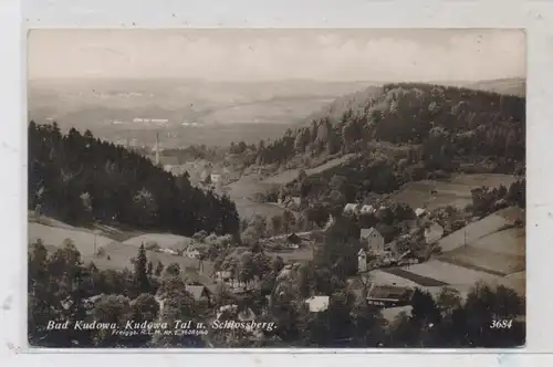 NIEDER - SCHLESIEN - BAD KUDOWA / KUDOWA ZDROJ, Kudowa Tal und Schlossberg, 1942