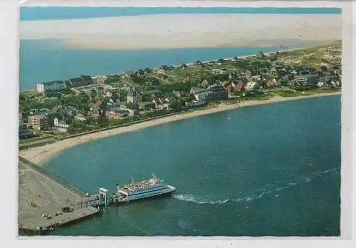 2278 WITTDÜN / Amrun, Luftaufnahme Hafen, Fähre