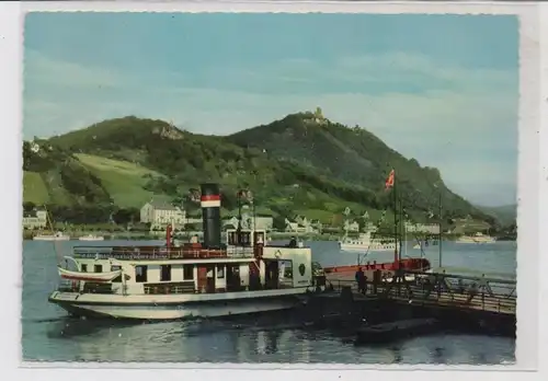 5300 BONN - BAD GODESBERG, Fähre Godesberg - Königswinter, 1961