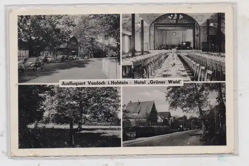 2200 BOKHOLT - HANREDDER - VOSSLOCH, Hotel "Grüner Wald", 1958, Brfm. entfernt