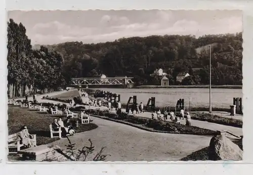 4300 ESSEN - KETTWIG, Ruhranlagen, Ruhrbrücke, 1959