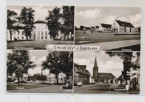 4150 KREFELD - OPPUM, Korekamp, Haus Schönwasser, Dreieck, Hauptsatrasse