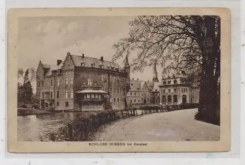 4179 WEEZE, Schloß Wissen, 1919, belgische Militärpost