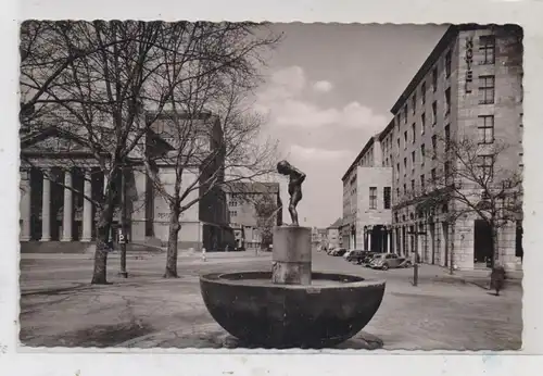 4100 DUISBURG, Duisburger Hof und Stadtheater, 1955