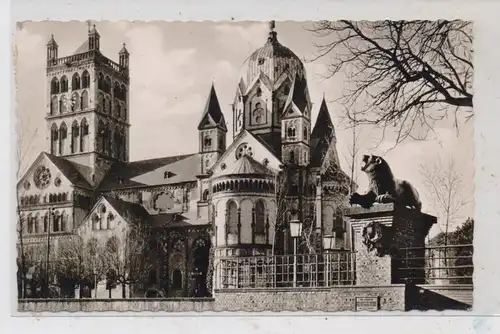 4040 NEUSS, Quirinus Münster und Umgebung, 1955