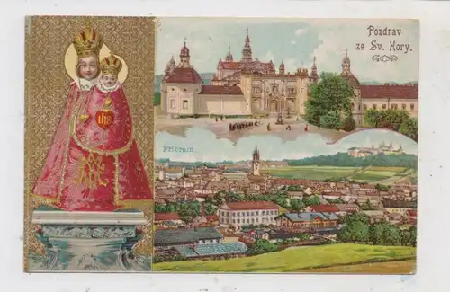 BÖHMEN & MÄHREN - PRIBRAM, Gruss von Gnädiger Mutter Gottes, 1918