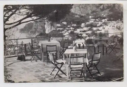 I 80073 ISCHIA, Pensione Reginella / Cafe "La Palette", 1958