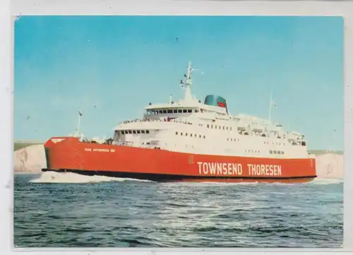 FÄHRE / Ferry / Traversier, "FREE ENTERPRISE VIII", Townsend - Thoresen