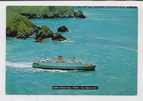 FÄHRE / Ferry / Traversier, Cook Straight Rail Ferry, New Zealand